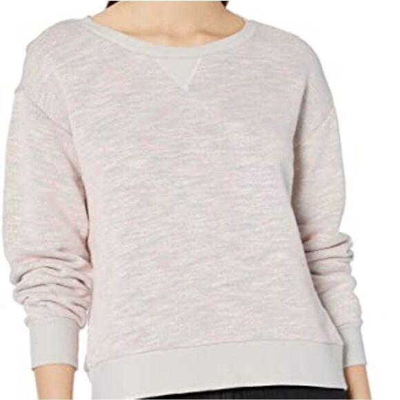 Cupcakes & Cashmere Ladies Size Small Pink Speckle Scoop Neck Sweatshirt - Picture 1 of 9
